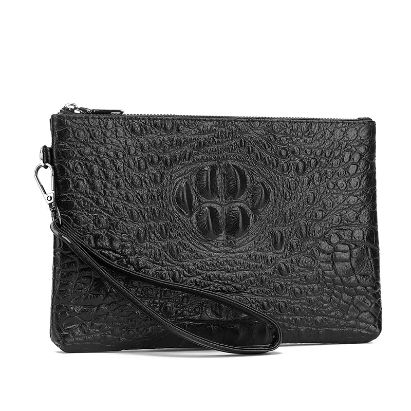 Pochette homme plat en cuir de haut qualité A / 24cm x 16cm x 2cm-B / 24cm x 16cm x 2cm-C / 24cm x 16cm x 2cm-D / 24cm x 16cm x 2cm-ShopGET® 