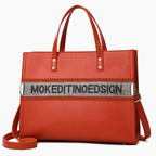 Grand Sac cabas noir Luxury Marron-Noir-ShopGET® 