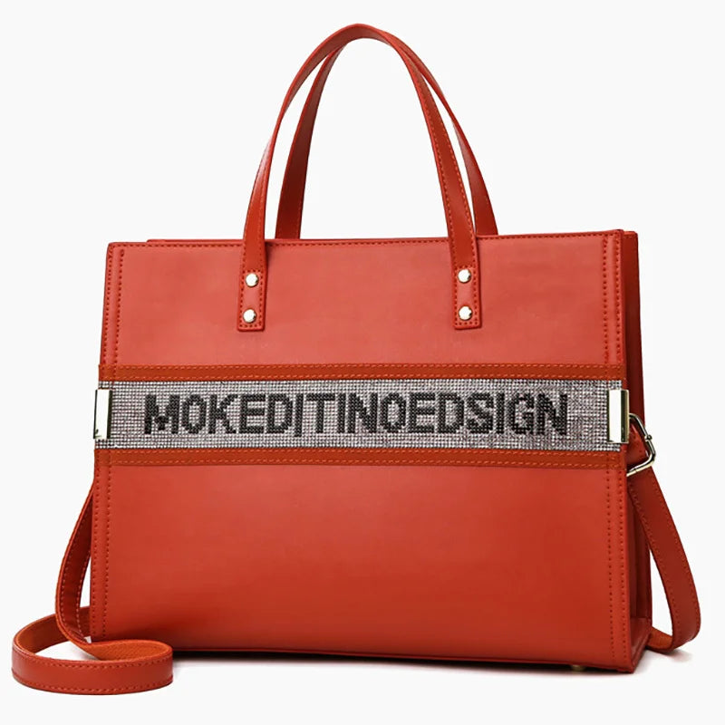 Grand Sac cabas noir Luxury Marron-Noir-ShopGET® 