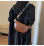 Sac banane en cuir artificiel femme