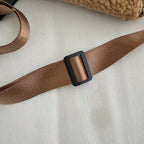 Sac banane velours moumoute de luxe