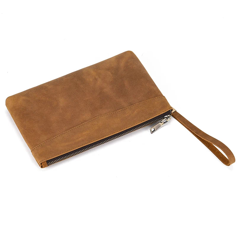 Pochette homme luxe original Marron A-Marron B-ShopGET® 