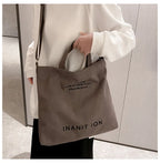 Sac de courses Japonaise Canvas Marron-kaki-Vert-Noir-Gris-ShopGET® 