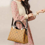 Sac cabas femme cuir Marron Kaki-Marron-Diamond Marron-Diamond Kaki-ShopGET® 