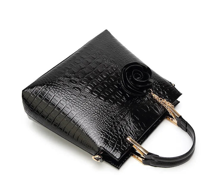 Sac cabas noir tendance et moderne Marron-Bleu-Noir-Burgundy-ShopGET® 