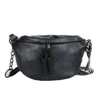 Sac banane en cuir souple original