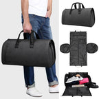 Grand sac weekend à bandoulière Gris-Noir-Gris Sombre-ShopGET® 