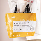 Sac de courses tote bag Blanc Small-Beige Small-Beige Large-Jaune Small-Stripe Large-Vert Large-ShopGET® 