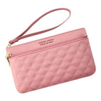 Pochette zippée femme Rouge-Jaune-Noir-Bleu-Pourpre-Rose-ShopGET® 