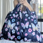 Sac de courses réutilisable avec motifs floral Papillon-ShopGET® 