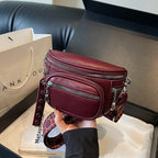 Petit sac banane cuir souple femme