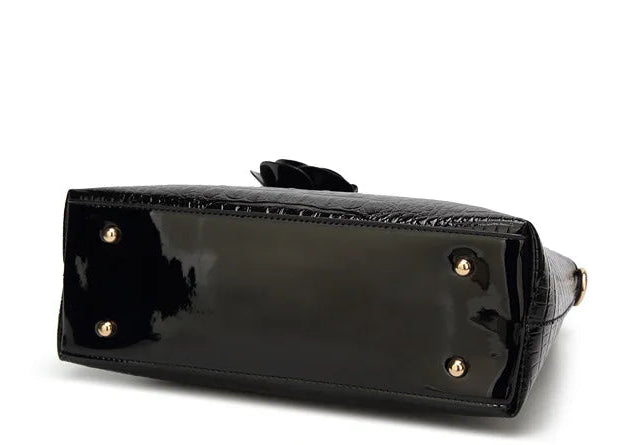 Sac cabas noir tendance et moderne Marron-Bleu-Noir-Burgundy-ShopGET® 