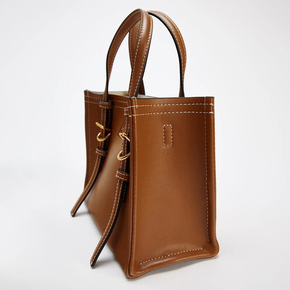 Grand sac cabas en cuir noir Noir / OFFERTE-Beige / OFFERTE-Marron / OFFERTE-ShopGET® 