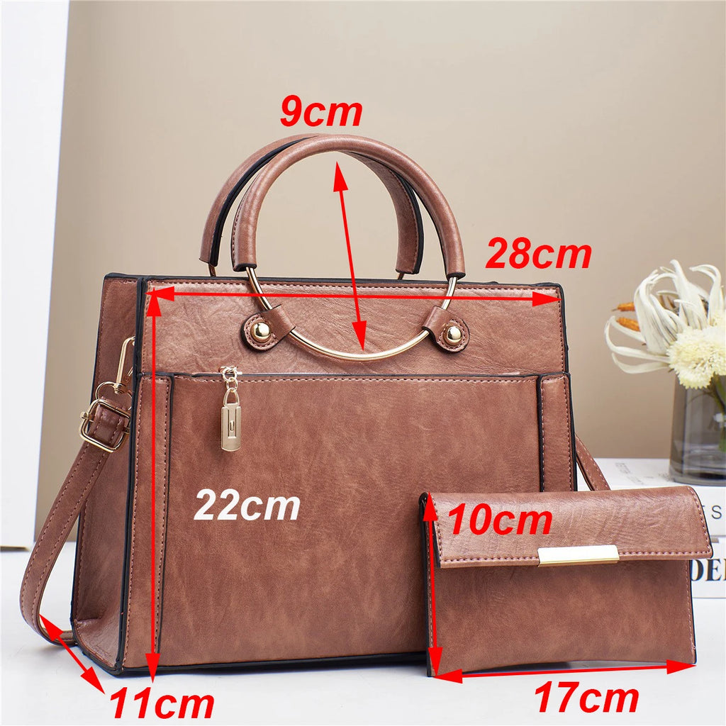 Sac cabas en cuir souple camel-Bleu-Vert-Noir-Rouge-Kaki-Rose-ShopGET® 