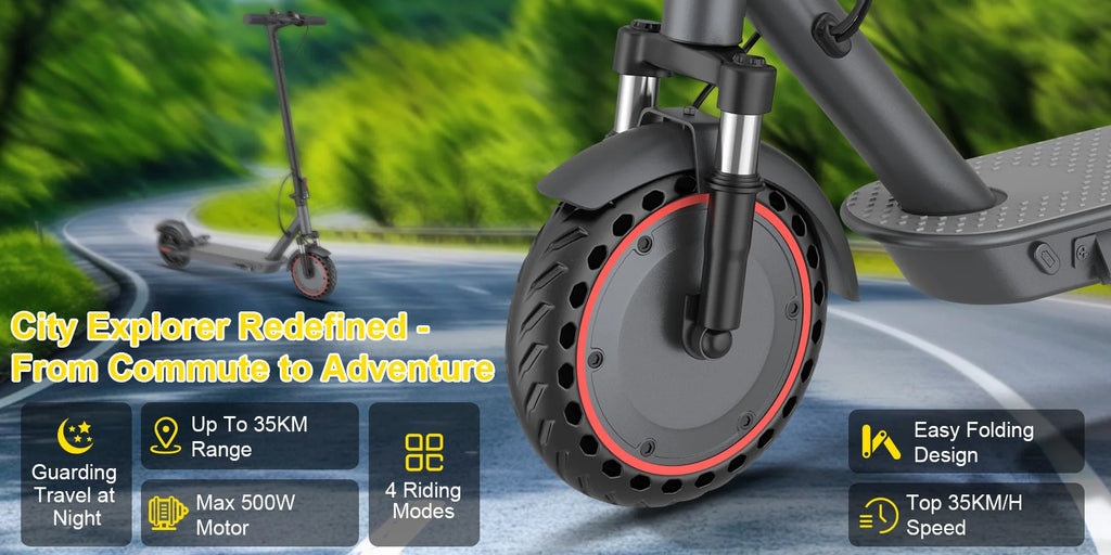 Trottinette électrique puissante pas cher 500W