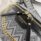 Sac banane en cuir ethnique boho plage