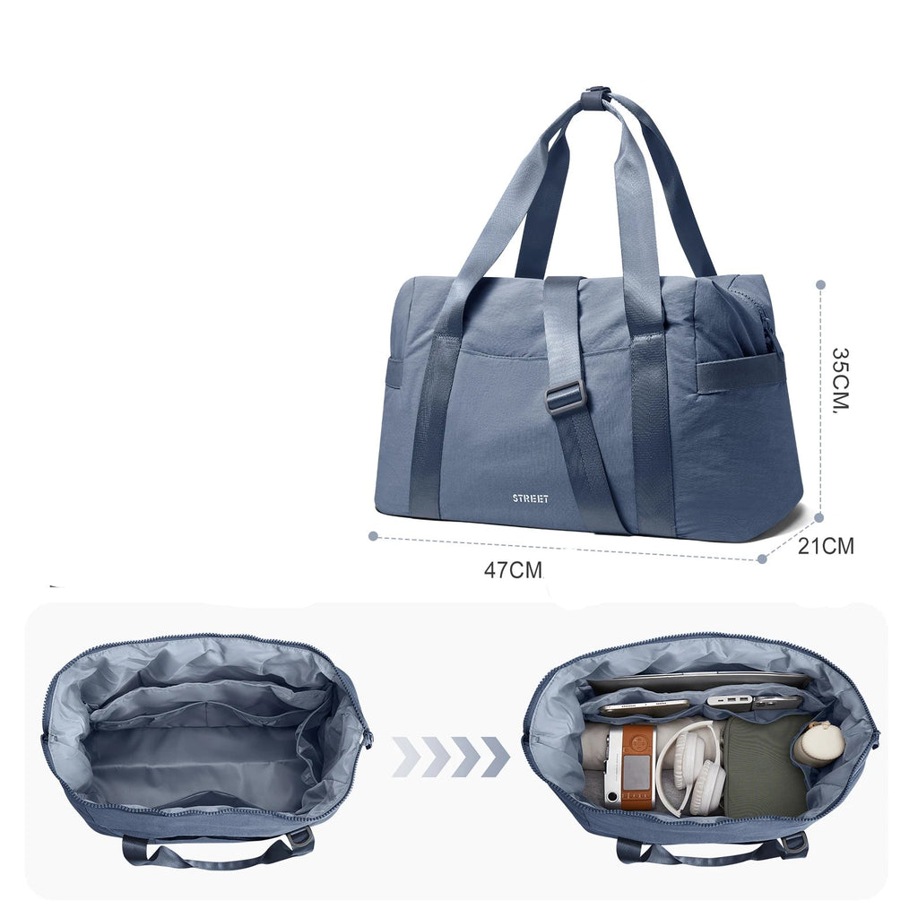 Sac weekend homme Karl alexander Beige-Vert-Bleu-Noir-ShopGET® 