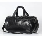 Sac polochon vintage de luxe Noir Jaune-Noir-Vert A-Vert B-ShopGET® 