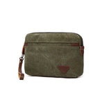 Pochette homme en tissu original Gris-Noir-Bleu-Marron-Vert-Kaki-ShopGET® 
