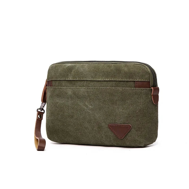 Pochette homme en tissu original Gris-Noir-Bleu-Marron-Vert-Kaki-ShopGET® 