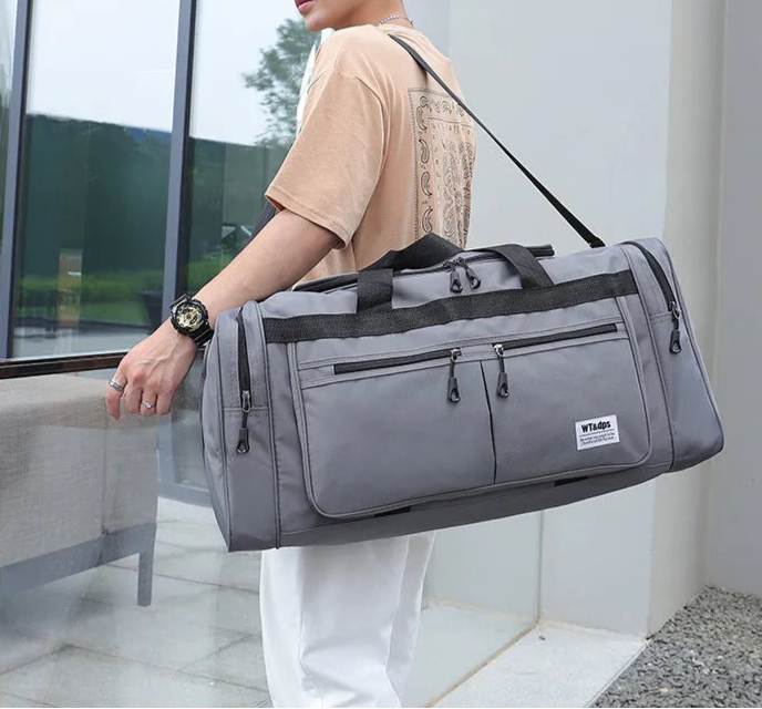 Patron sac weekend femme Gris-Vert-Bleu-Noir-ShopGET® 