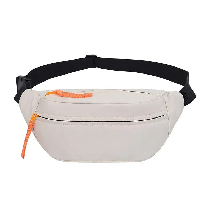 Sac banane en tissu solide pour homme