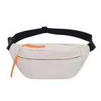 Sac banane en tissu solide pour homme