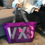 Cabas femme VXS Noir-Pourpre-Bleu-Bleu SB-ShopGET® 