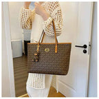 Sac cabas femme voyage de luxe Marron / 44x29x13cm / Offerte-Blanc / 44x29x13cm / Offerte-ShopGET® 