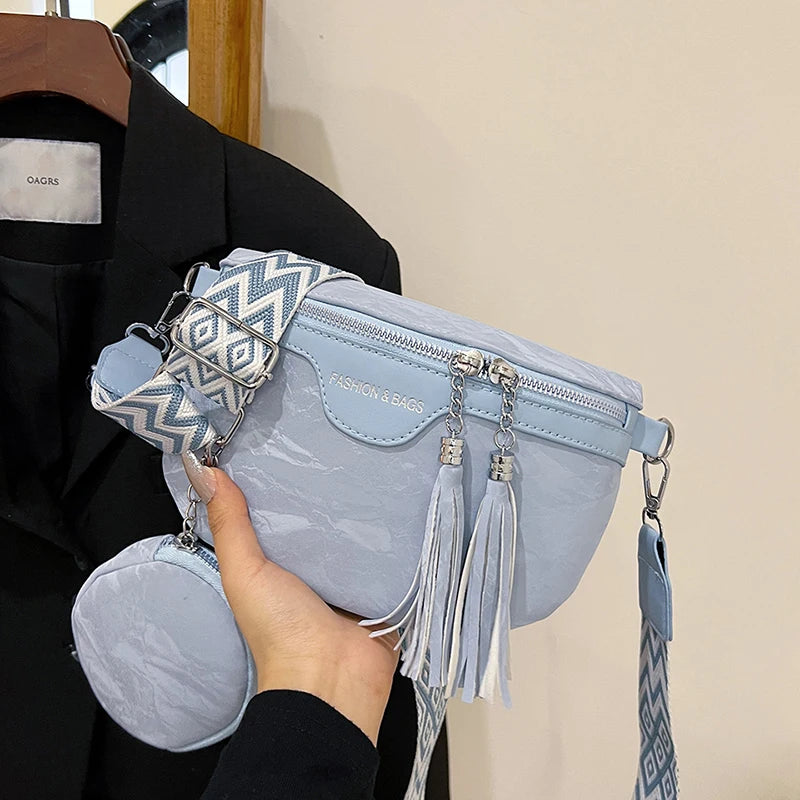 Sac banane femme chic  décontracté vert