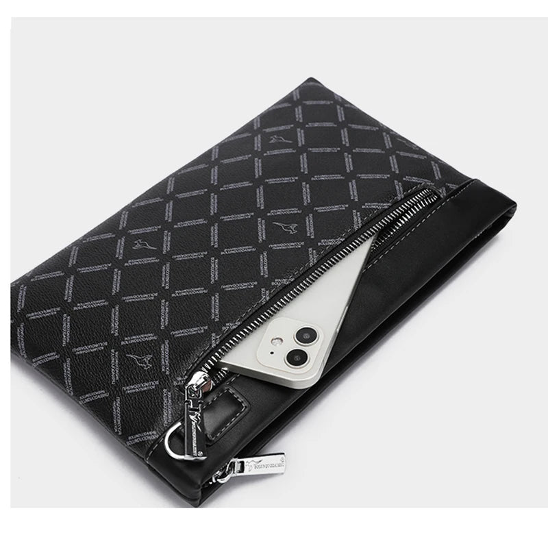 Pochette homme business men Noir A / 17cm x 27cm x 3cm-Noir B / 17cm x 27cm x 3cm-ShopGET® 