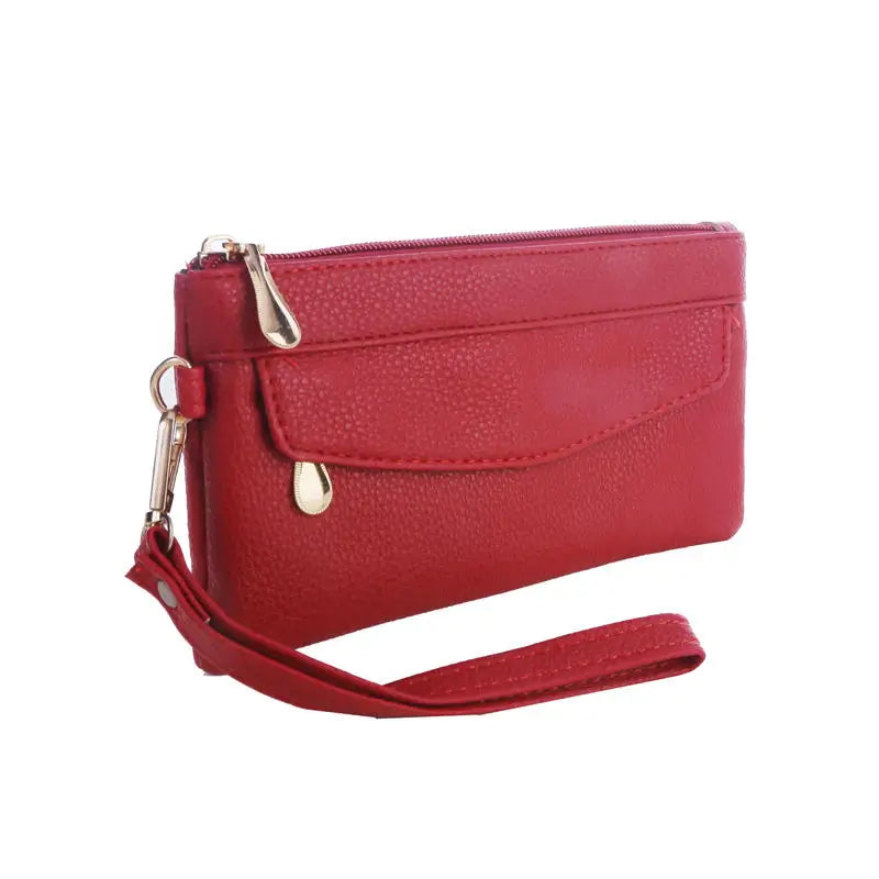 Pochette femme de ville Noir-Rouge-Marron-Vert-Beige-Camel-Rose-ShopGET® 