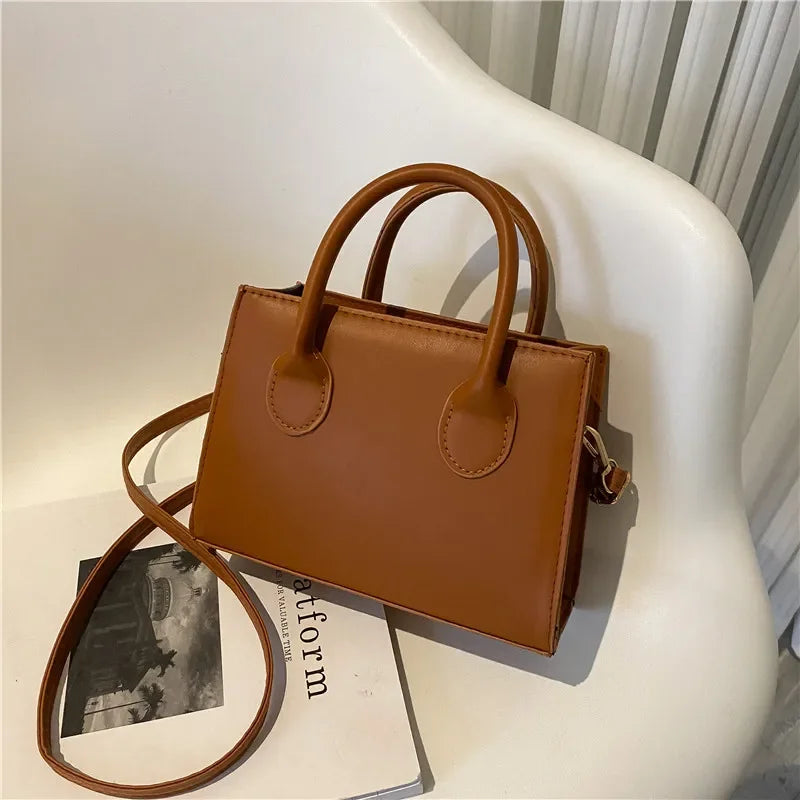 Sac cabas noir femme classique Vert / 20.5x14.5x7.5cm-Marron / 20.5x14.5x7.5cm-Bleu / 20.5x14.5x7.5cm-Blanc / 20.5x14.5x7.5cm-Noir / 20.5x14.5x7.5cm-ShopGET® 