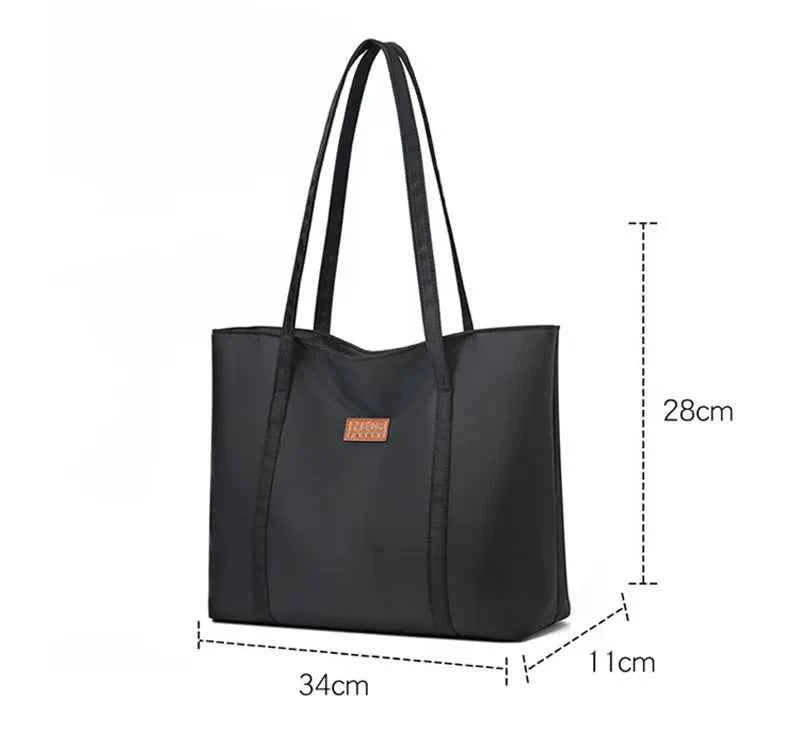 Sac cabas femme bleu Waterproof Vert / 34x11x28cm-Bleu / 34x11x28cm-Pourpre / 34x11x28cm-Noir / 34x11x28cm-ShopGET® 