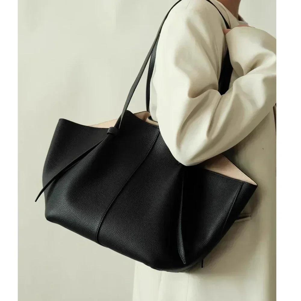 Sac cabas noir Elite Noir PU / 35x15x20cm-Rouge PU / 35x15x20cm-Marron A / 35x15x20cm-Marron B / 35x15x20cm-Noir / 35x15x20cm-Marron PU / 35x15x20cm-Café / 35x15x20cm-ShopGET® 