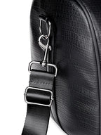 Sac weekend femme en cuir solide et premium Noir-ShopGET® 