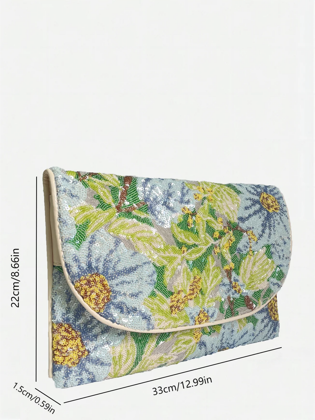 Pochette portefeuille femme Vert / 33 x 1.5 x 22cm-rose / 33 x 1.5 x 22cm-ShopGET® 