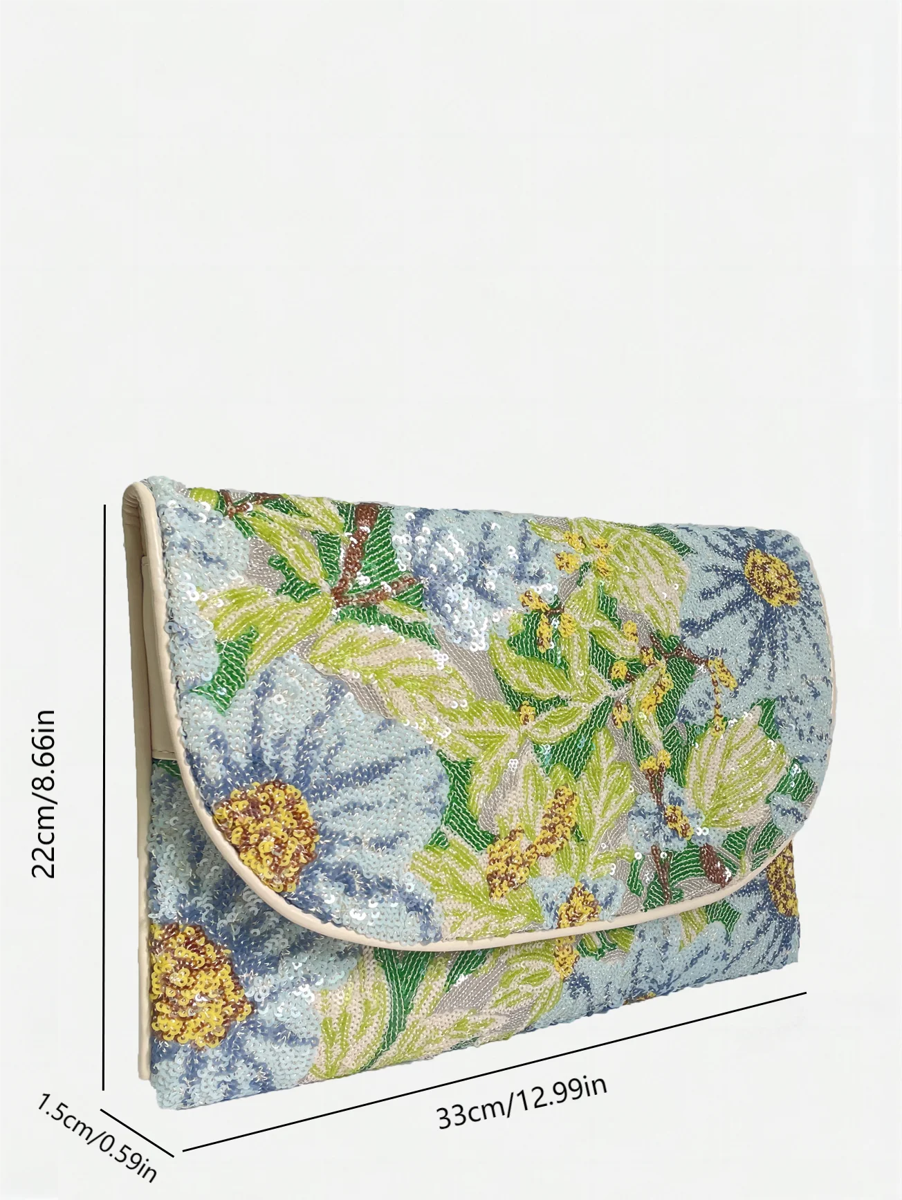 Pochette portefeuille femme Vert / 33 x 1.5 x 22cm-rose / 33 x 1.5 x 22cm-ShopGET® 