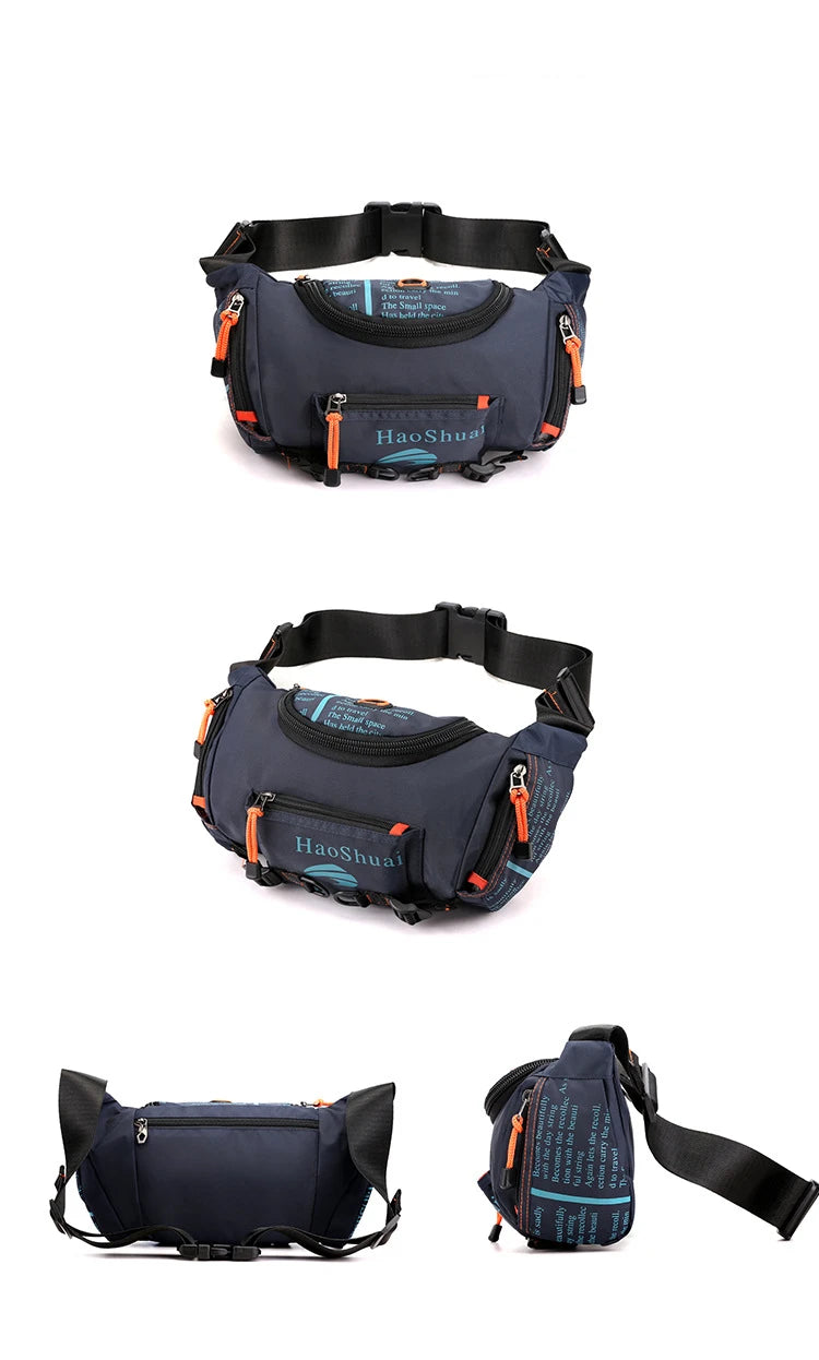 Sac banane tissu pour homme