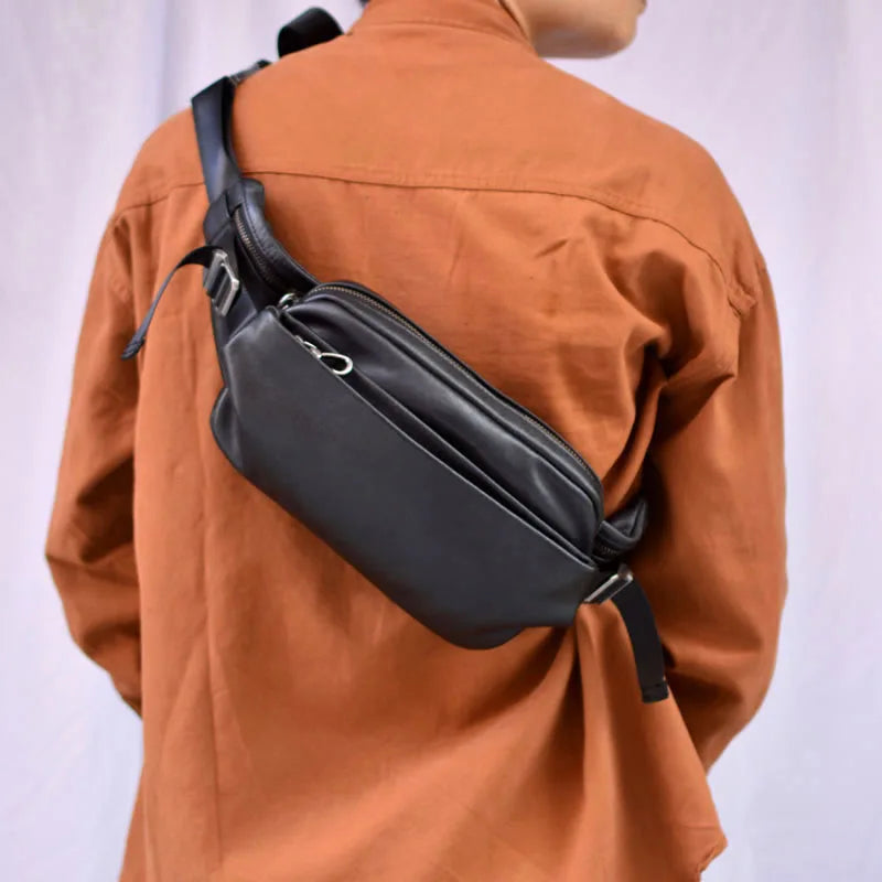 Sac banane de luxe premium pour homme