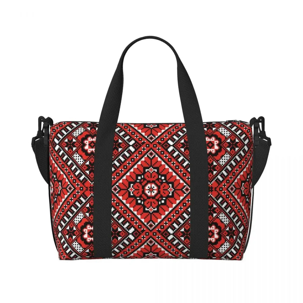 Sac cabas bohémien rouge - ShopGET®