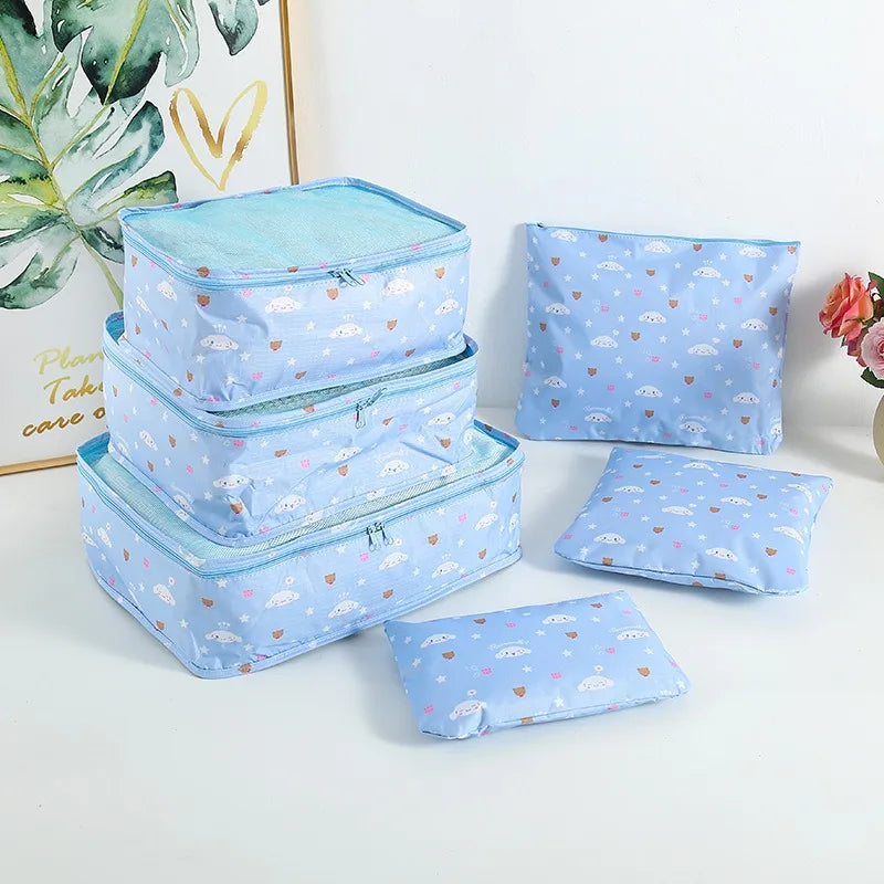 Trousse de toilette femme 6 Pièces flanelle - ShopGET®