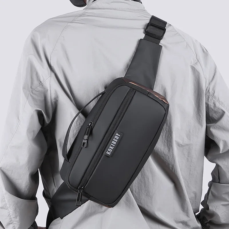 Sac banane rectangulaire pour homme