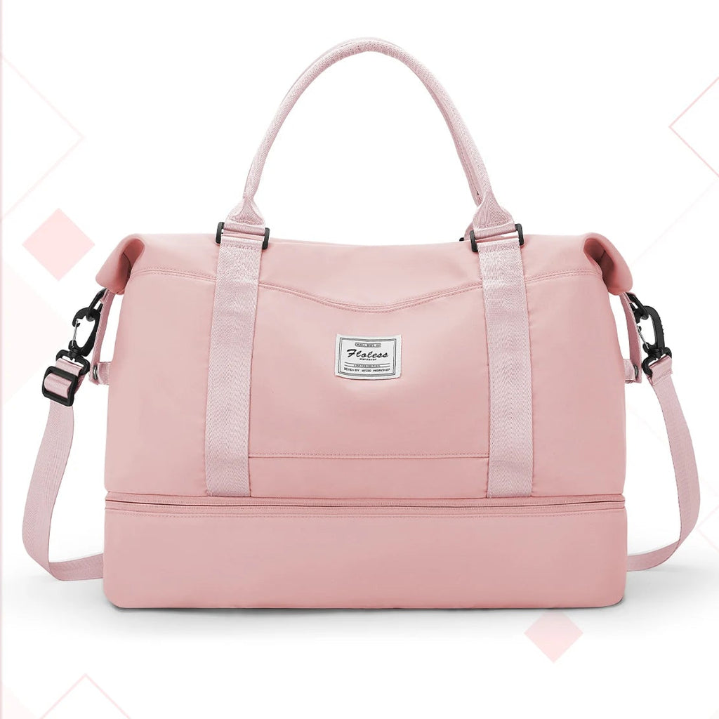 Sac weekend homme de voyage Beige-Rose-Kaki-Bleu-Noir-ShopGET® 