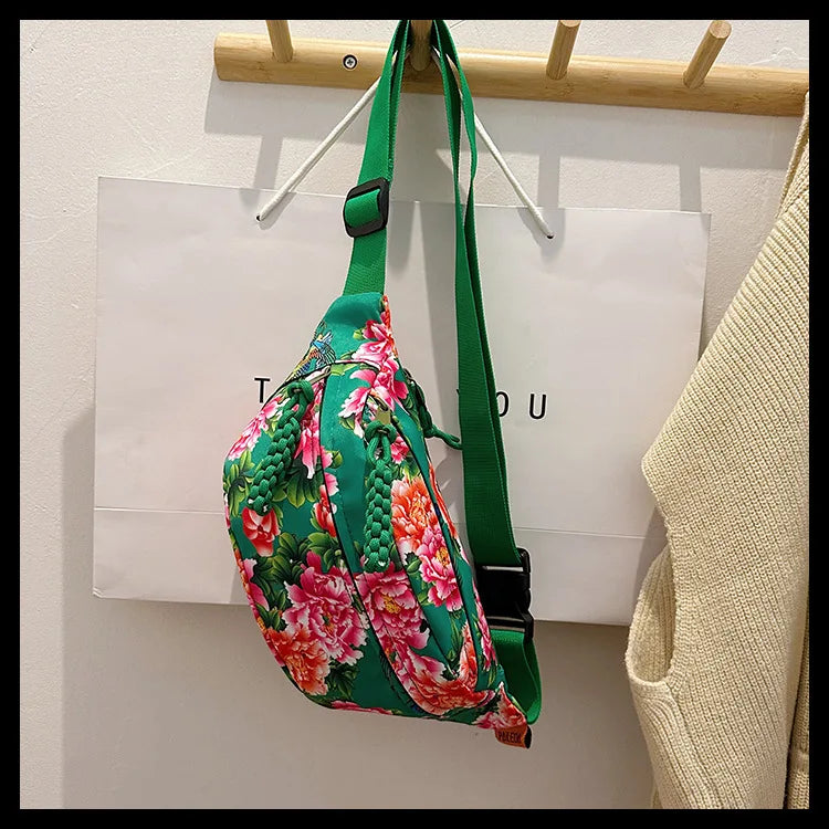 Sac banane fleurs pour homme / f