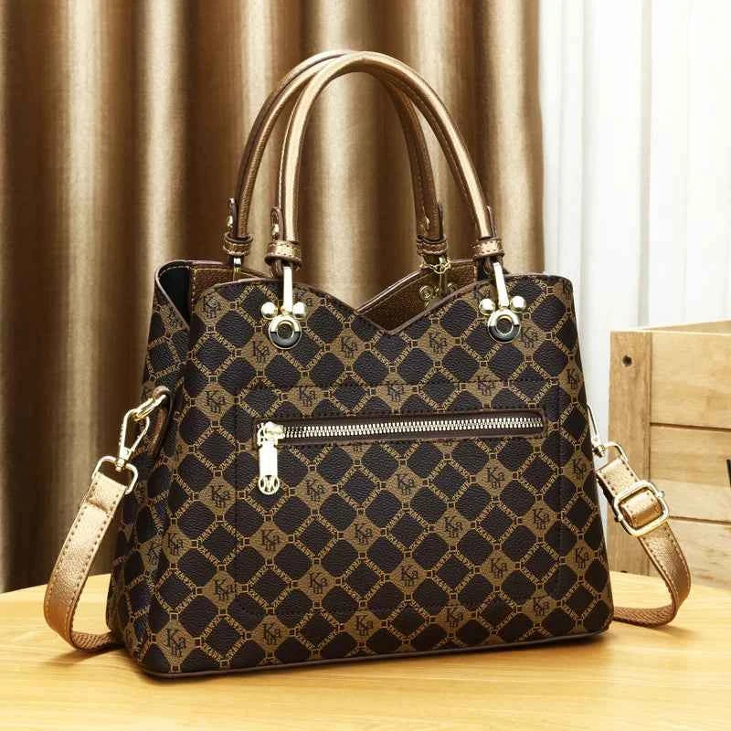 Sac cabas femme bandoulière Burgundy-Champagne-ShopGET® 