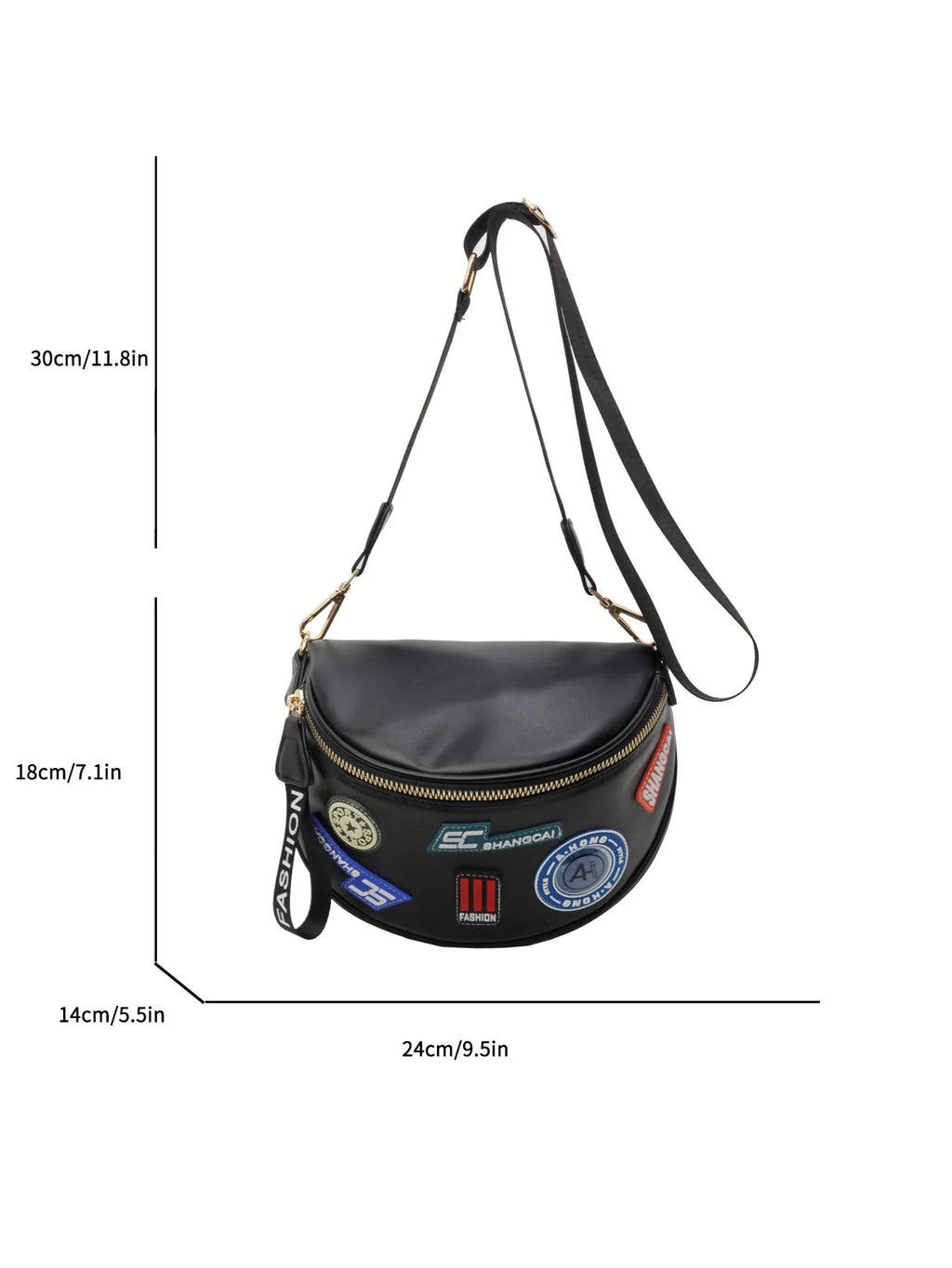 Sac banane femme chic pack lettre unique