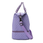 Sac weekend femme tissu Rose-Bleu-Blanc-Pourpre-Gris-Noir-ShopGET® 