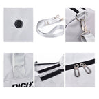 Sac polochon  multi-compartiment Gris-Noir-ShopGET® 