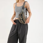 Sac banane léopard avec chaine